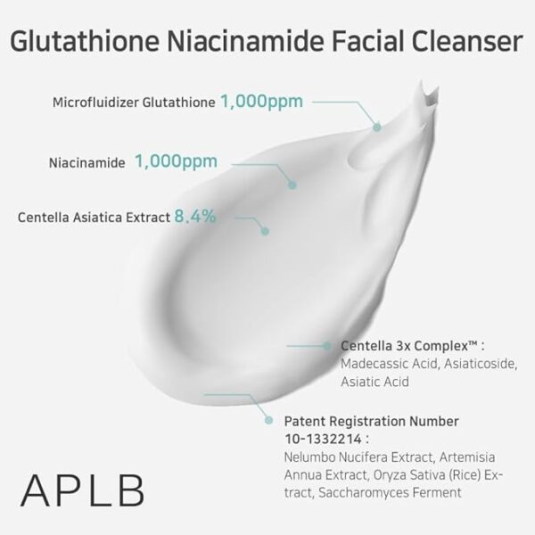 APLB Glutathione Niacinamide Cleanser - Imagen 2