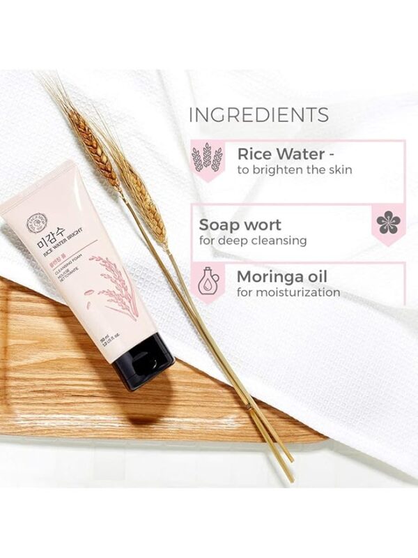 The Face Shop Rice Water Foam - Imagen 4