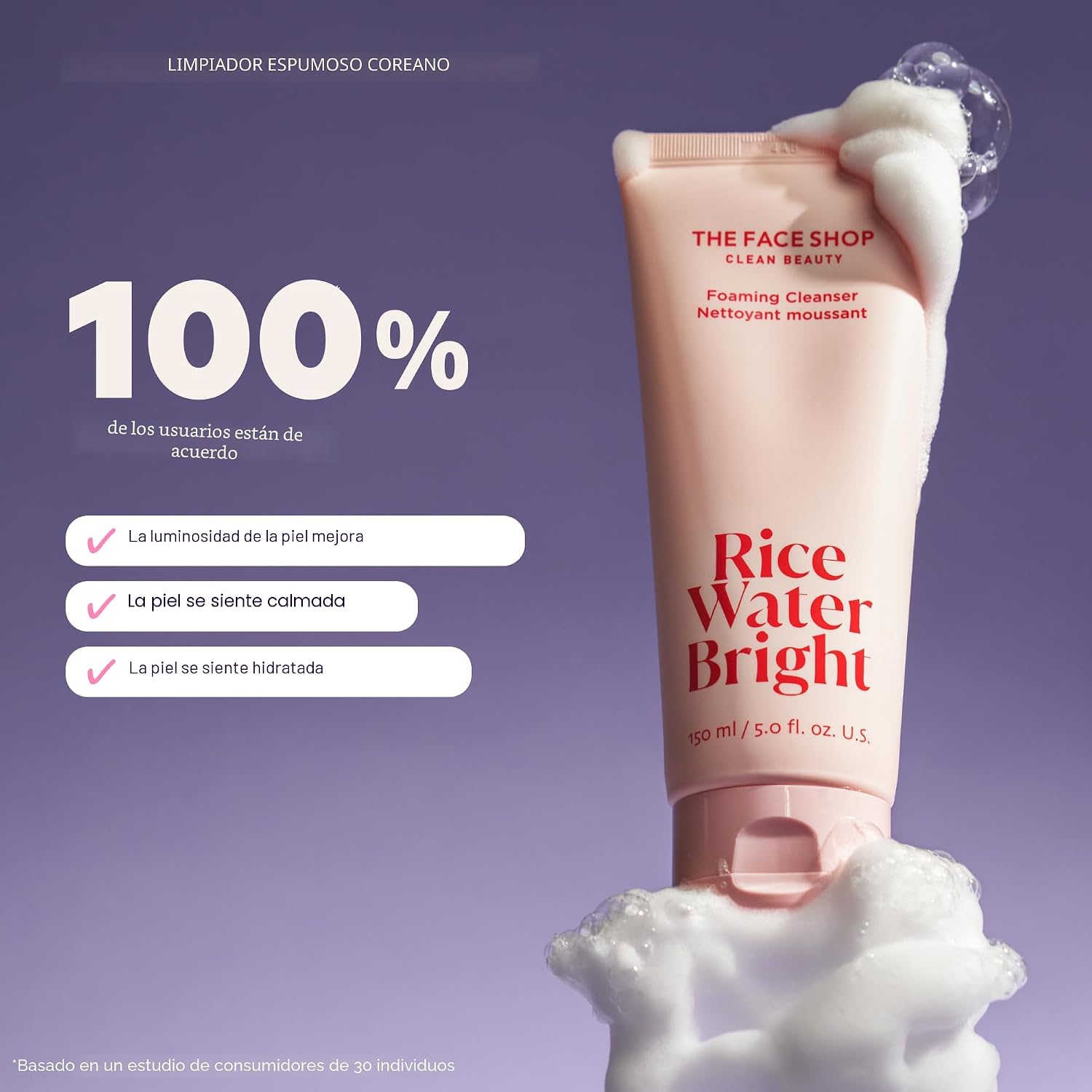 the face shop rice water foam the face shop rice water foam