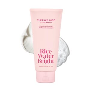 the face shop rice water foam