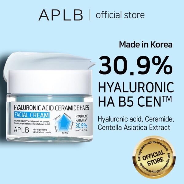 APLB Hyaluronic Acid, Ceramide B5 Crema Facial - Imagen 4