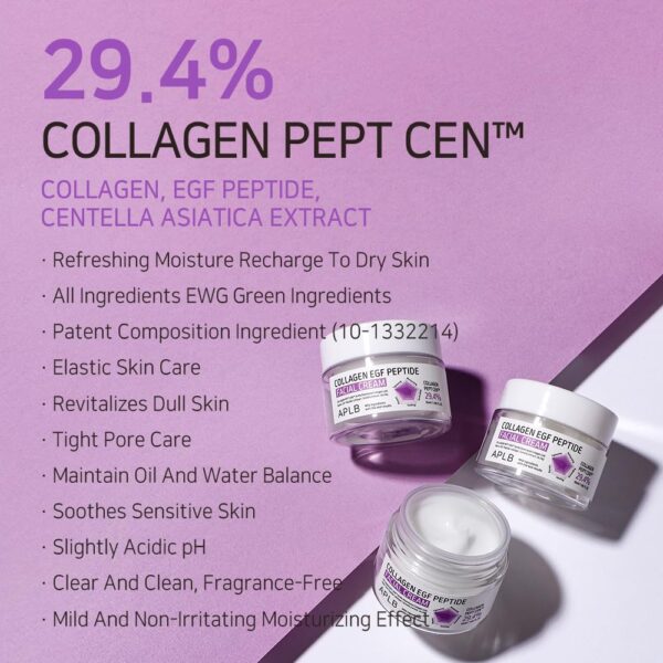 APLB Collagen, EGF Peptide Crema Facial - Imagen 3