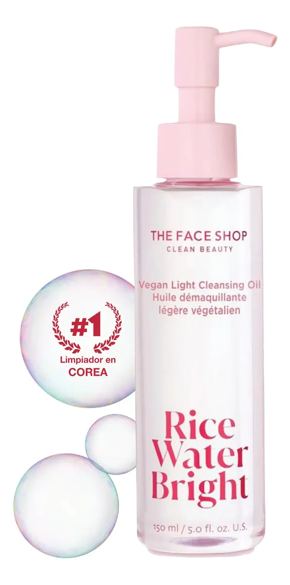 the face shop – rice water bright cleansing light oil the face shop – rice water bright cleansing light oil