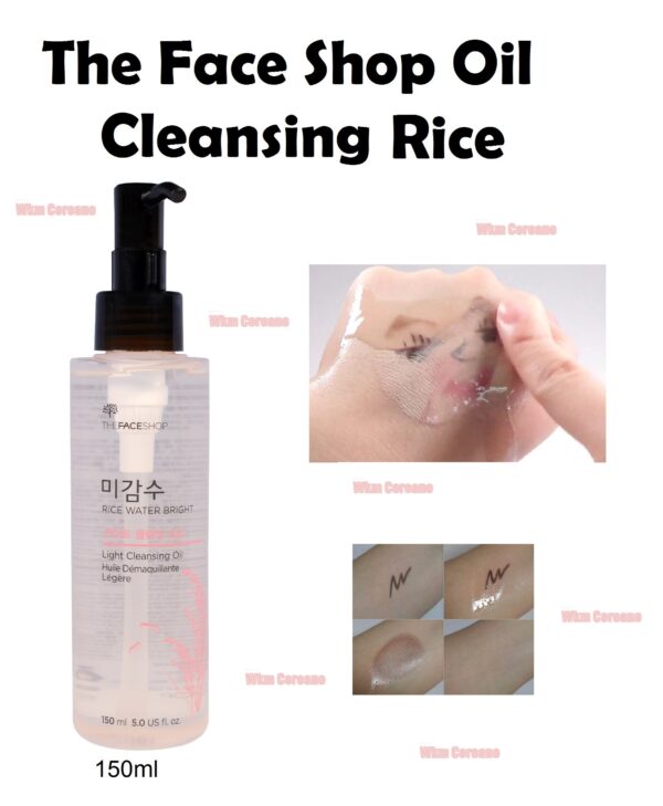 The Face Shop – Rice Water Bright Cleansing Light Oil - Imagen 3