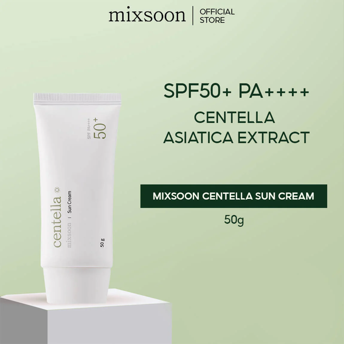 mixsoon crema solar centella spf50 /pa